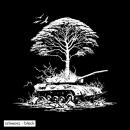 Peaceful nature (kaputter Panzer und Baum) T-Shirt - groß/gerader Schnitt