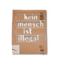 Kein Mensch ist illegal | Upcycling Sprühschablone