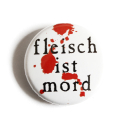 Fleisch ist Mord - Button