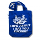 SALE! How about i eat you - bag - blue