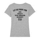 SALE! Fistheart (let us fight for) - T-Shirt -...